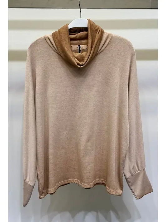 Camel turtleneck