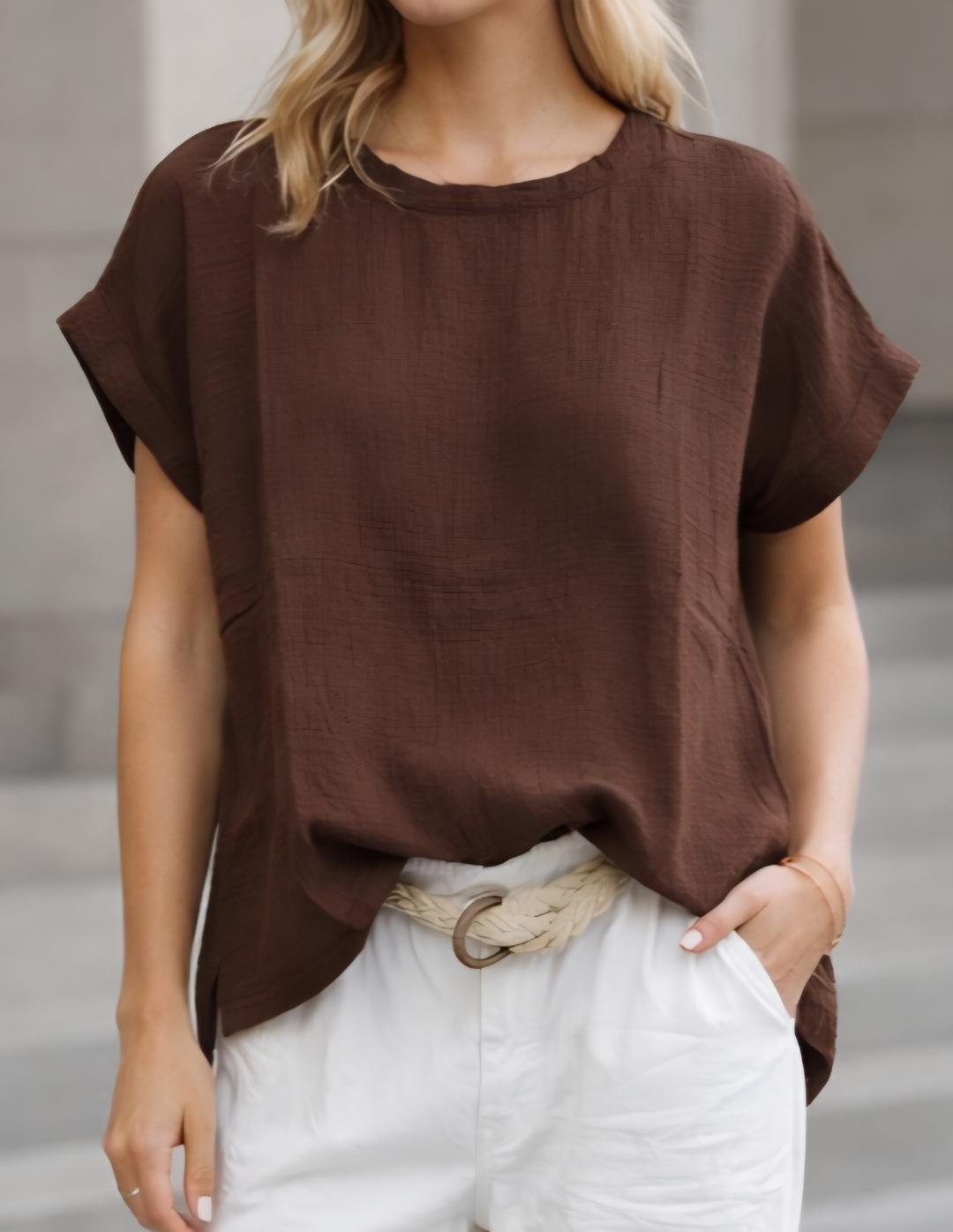 Brown top