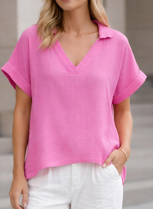 Candy pink top